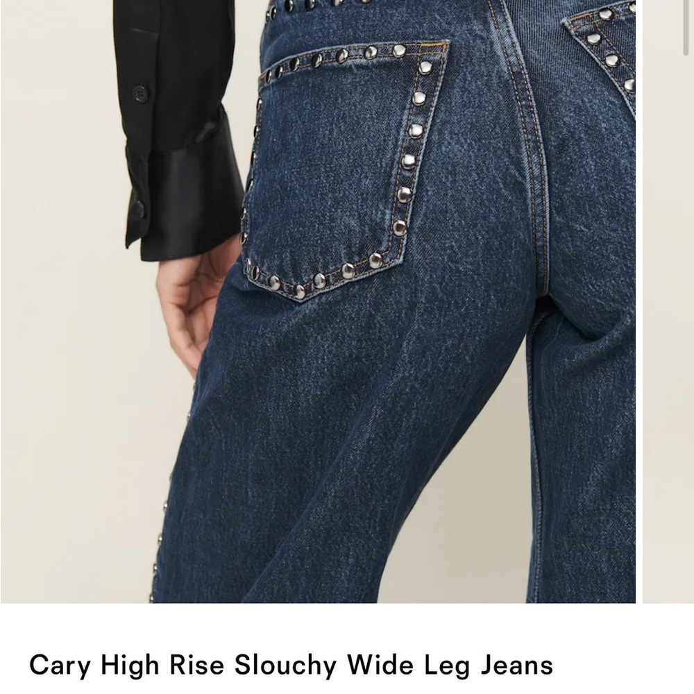 Reformation Cary High Rise Wide Leg Jeans
